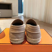 HERMES | Trip espadrille Natural leather sole beige sable - 3