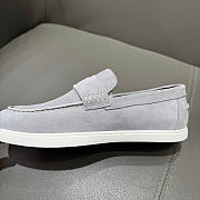 HERMES | Job loafer light grey suede - 3