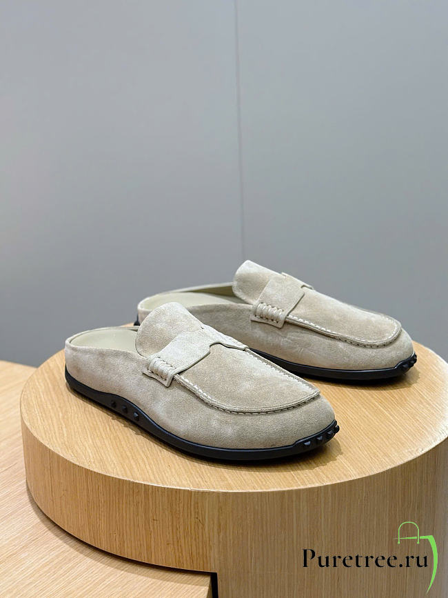 HERMES | Mix mule Alabaster beige calfskin insole - 1