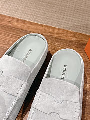 HERMES | Mix mule Alabaster light gray calfskin insole - 4