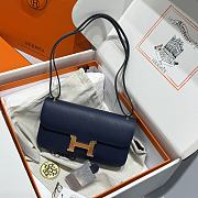 Hermès Constance Shoulder Bag Blue  - 1