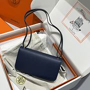 Hermès Constance Shoulder Bag Blue  - 4