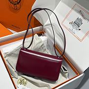 Hermès Constance Shoulder Bag Deep Burgundy - 6