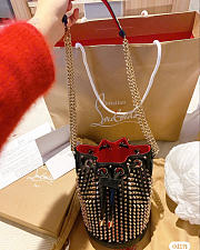 Christian Louboutin Marie Jane spikes bucket bag - 4