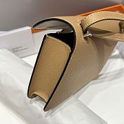 Hermès Constance  Silver Hardware Shoulder Bag Camel - 3