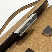 Hermès Constance  Silver Hardware Shoulder Bag Camel - 5