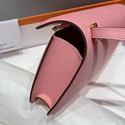 Hermès Constance Gold hardware Shoulder Bag Pastel pink - 5