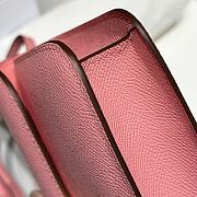 Hermès Constance Silver hardware Shoulder Bag Pastel pink - 3