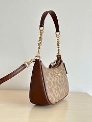 Coach Teri Shoulder Bag In Signature Brown - 4