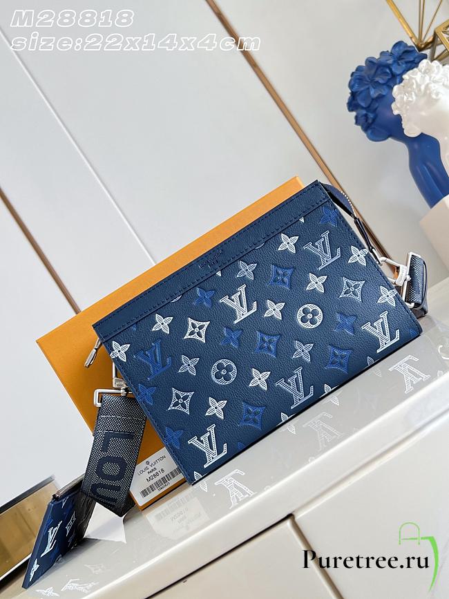 LOUIS VUIITON | Gaston Small Bag Navy Blue - 1
