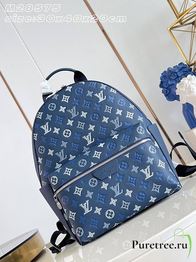 LOUIS VUITTON | Discovery Backpack PM Navy Blue - 1