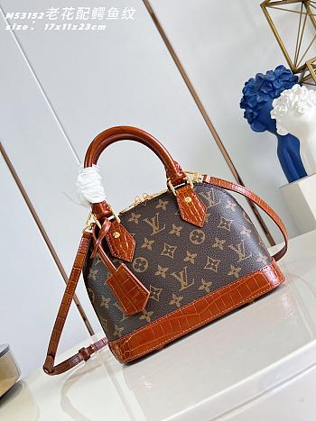 LOUIS VUITTON | Alma BB Damier Ebene Brown 