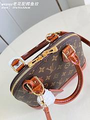 LOUIS VUITTON | Alma BB Damier Ebene Brown  - 5