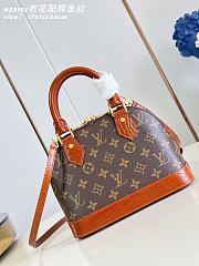 LOUIS VUITTON | Alma BB Damier Ebene Brown  - 3