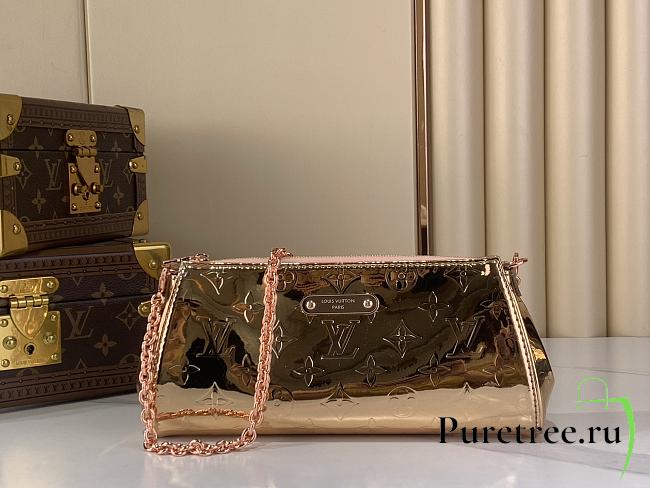 LOUIS VUITTON | Eva Pochette Bag Gold  - 1