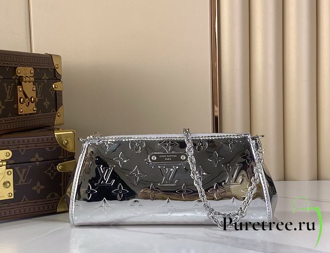LOUIS VUITTON | Eva Pochette Bag Silver - 1
