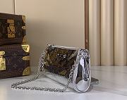 LOUIS VUITTON | Eva Pochette Bag Silver - 4