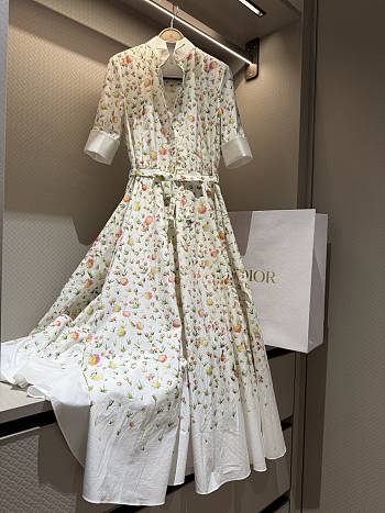 Dior floral print dress