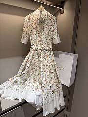 Dior floral print dress - 4