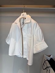 LOEWE | Paula's Ibiza Anagram denim shirt white - 3