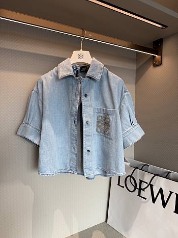 LOEWE | Paula's Ibiza Anagram denim shirt blue