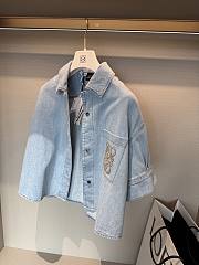 LOEWE | Paula's Ibiza Anagram denim shirt blue - 5