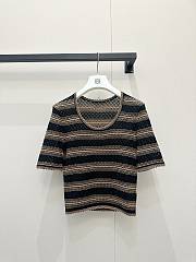 LOEWE x Paula's Ibiza Stripe Short-Sleeve Sweater - 1