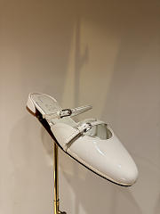 Christian Louboutin Jane Nina Mules - Patent calf leather white - 5