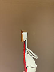 Christian Louboutin Jane Nina Mules - Patent calf leather white - 2