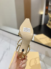 Valentino Rivet Sandals high Heels In Gold - 4