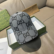GUCCI | Large Double G Baseball Cap Gray - 1