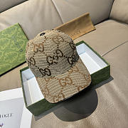 GUCCI | Large Double G Baseball Cap Beige - 1