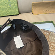 GUCCI | Large Double G Baseball Cap Beige - 6