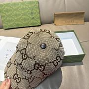GUCCI | Large Double G Baseball Cap Beige - 5