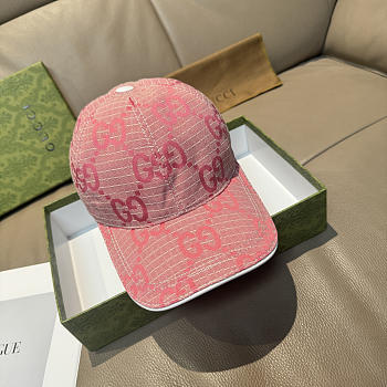 GUCCI | Large Double G Baseball Cap Pink