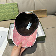GUCCI | Large Double G Baseball Cap Pink - 6