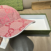 GUCCI | Large Double G Baseball Cap Pink - 2