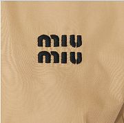 MIUMIU | Short Sleeve Shirt Beige - 2