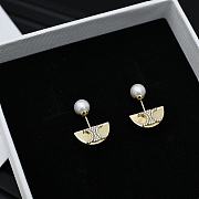 Celine Arc de Triomphe Sailboat Pearl Earrings - 6