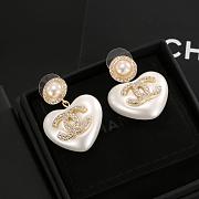 Chanel heart-shaped earrings - 1