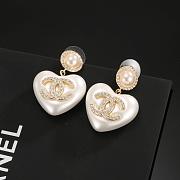 Chanel heart-shaped earrings - 2