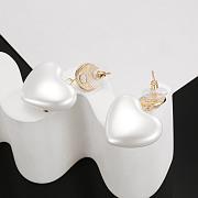 Chanel heart-shaped earrings - 3