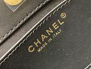 CHANEL | Velvet Quilted Small Wavy CC Hobo Black - 3