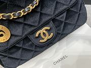 CHANEL | Velvet Quilted Medium Wavy CC Hobo Black - 6