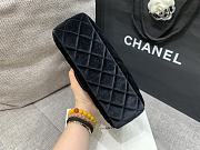 CHANEL | Velvet Quilted Medium Wavy CC Hobo Black - 2