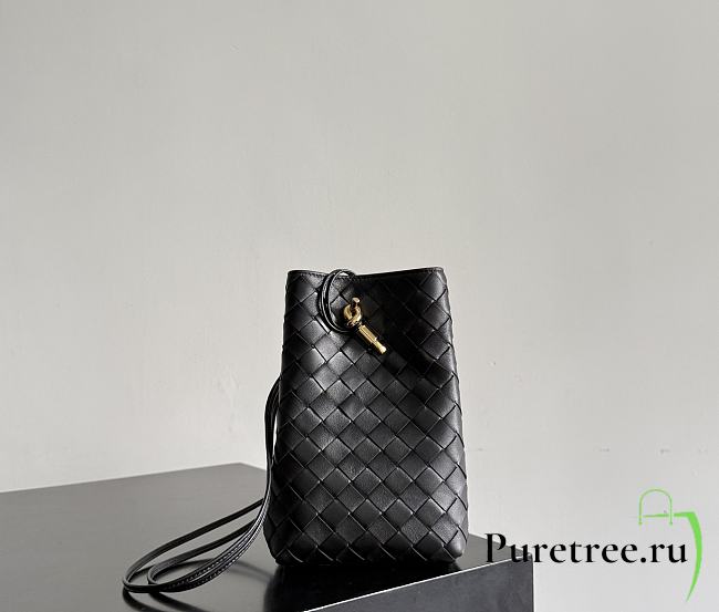Bottega Veneta Andiamo Phone Pouch Black - 1