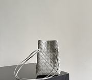 Bottega Veneta Andiamo Phone Pouch Sterling - 4