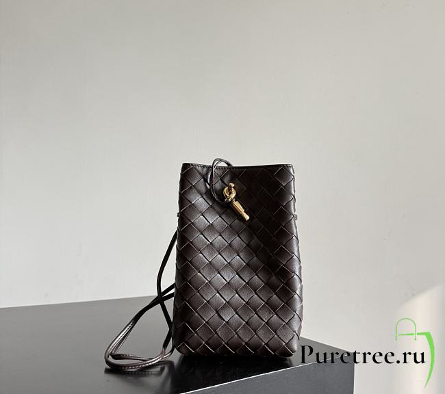 Bottega Veneta Andiamo Phone Pouch Fondant - 1