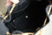 CHANEL | Medium 25 Hobo Bag Black Denim - 5