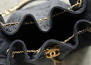 CHANEL | Medium 25 Hobo Bag Black Denim - 2